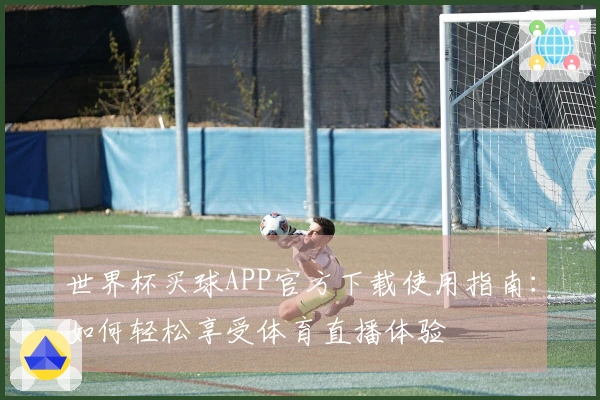 世界杯买球APP官方下载使用指南：如何轻松享受体育直播体验