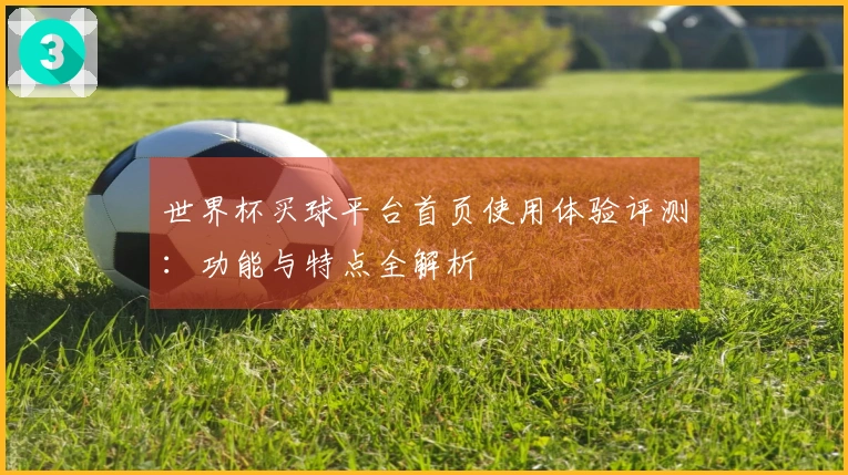 世界杯买球平台首页使用体验评测：功能与特点全解析